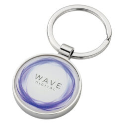 Domed Metal Key Ring - Image 2