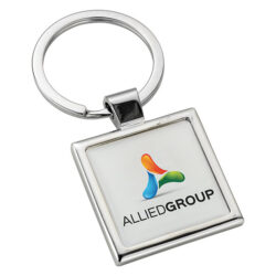 Domed Metal Key Ring - Image 3