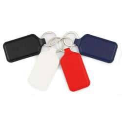 Porto rPET Rectangular Key Ring - Full Colour - Image 5