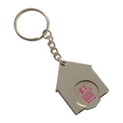 House-Shaped Trolley Token Key Ring - Image 2